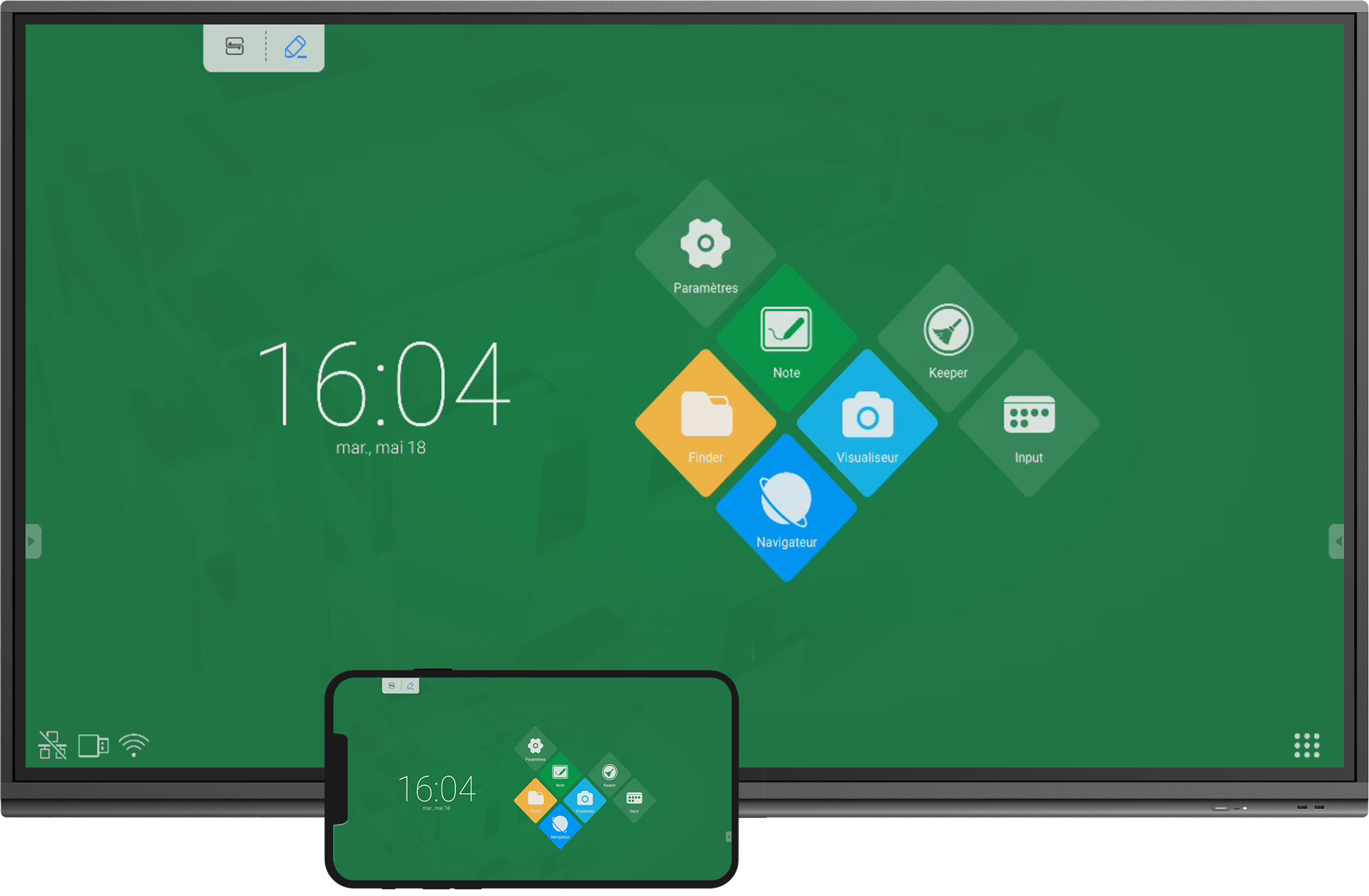 Logiciel Bytelloshare Écrans interactifs tactiles IJKOA
